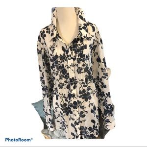 NWOT Doncaster Cotton & Silk Blouse